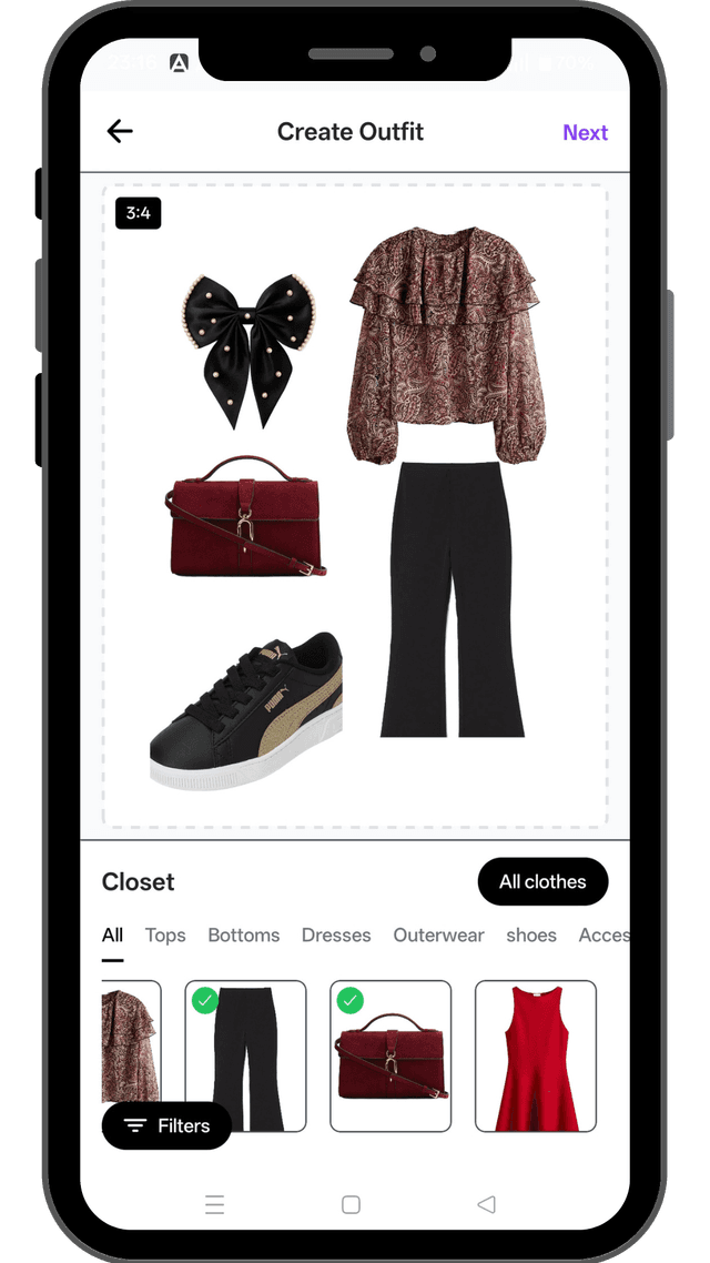 Step 02: Create Outfit